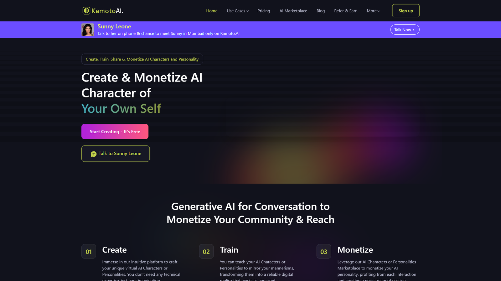 Kamoto.AI — интерфейс нейросети Kamoto.AI — интерфейс нейросети