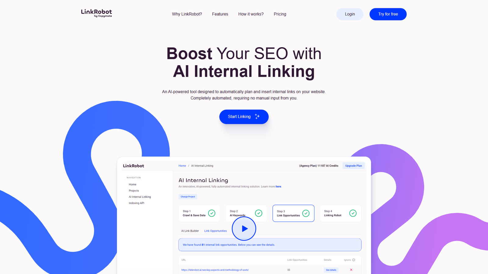 LinkRobot — интерфейс нейросети LinkRobot — интерфейс нейросети