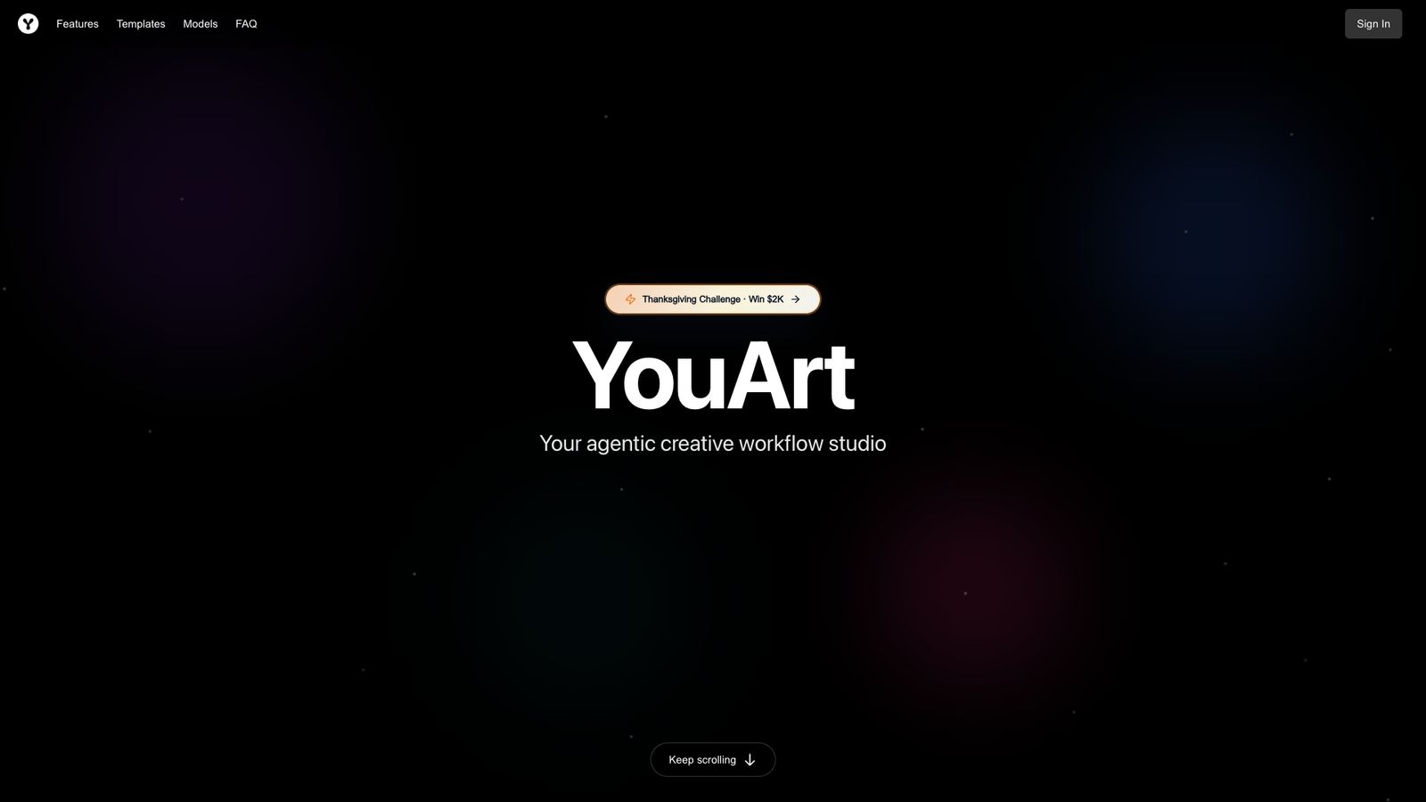 YouArt — интерфейс нейросети