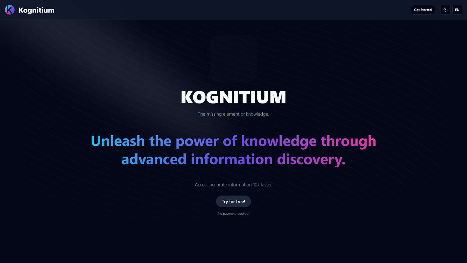 Kognitium — интерфейс нейросети Kognitium — интерфейс нейросети
