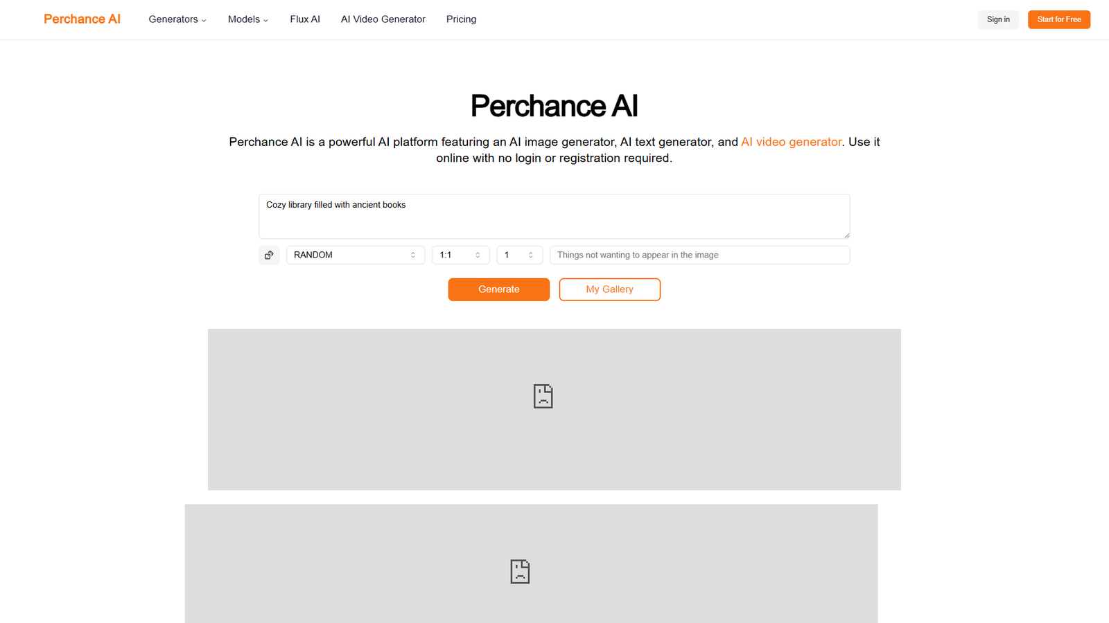 Perchance AI — интерфейс нейросети Perchance AI — интерфейс нейросети