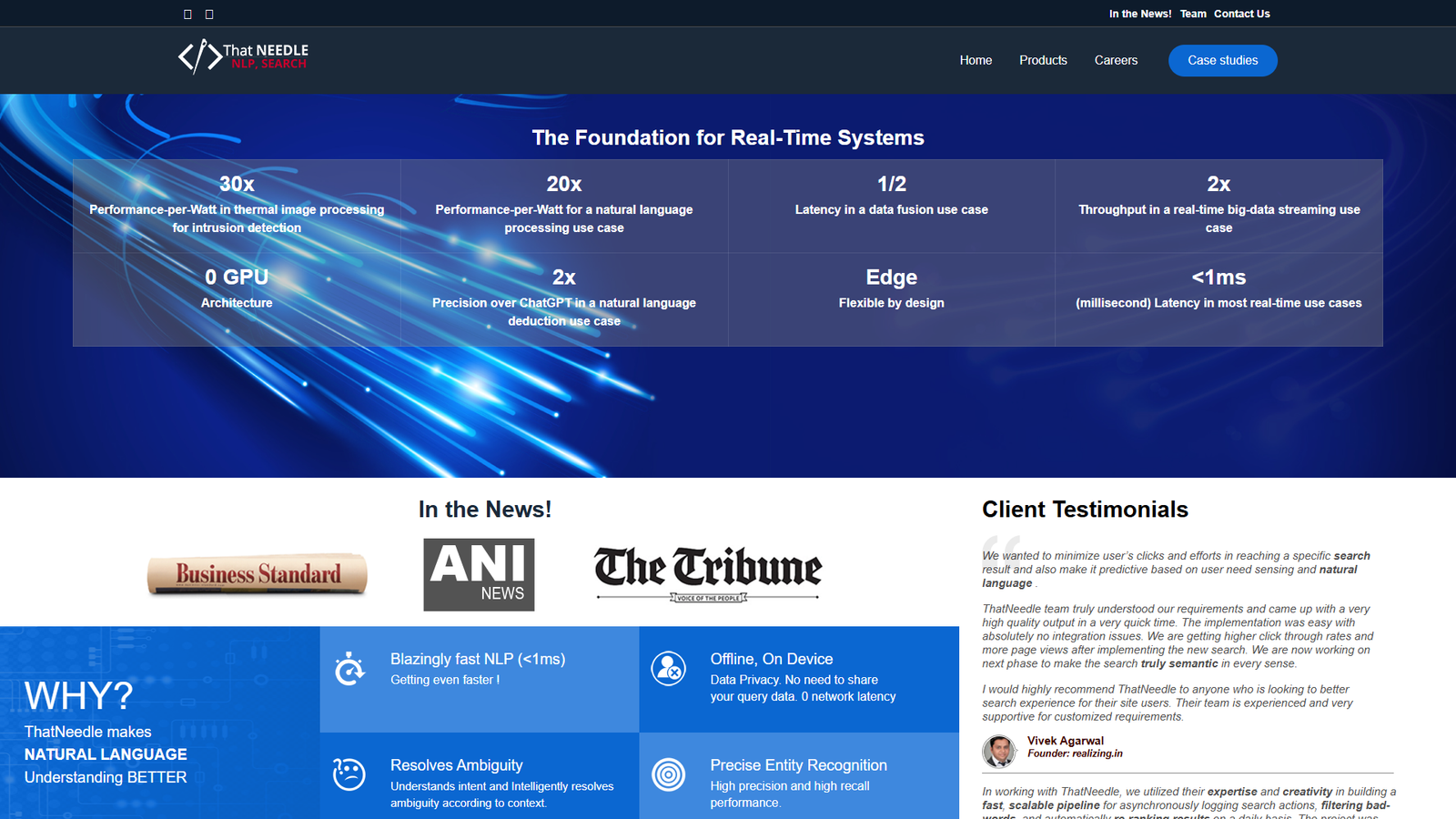 ThatNeedle NLP Platform — интерфейс нейросети ThatNeedle NLP Platform — интерфейс нейросети