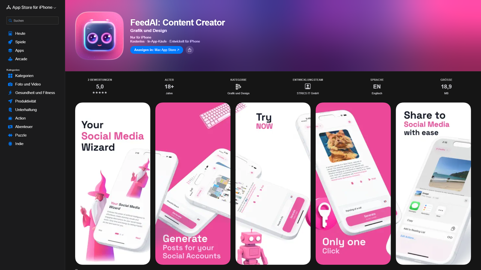 FeedAI Content Creator — интерфейс нейросети FeedAI Content Creator — интерфейс нейросети