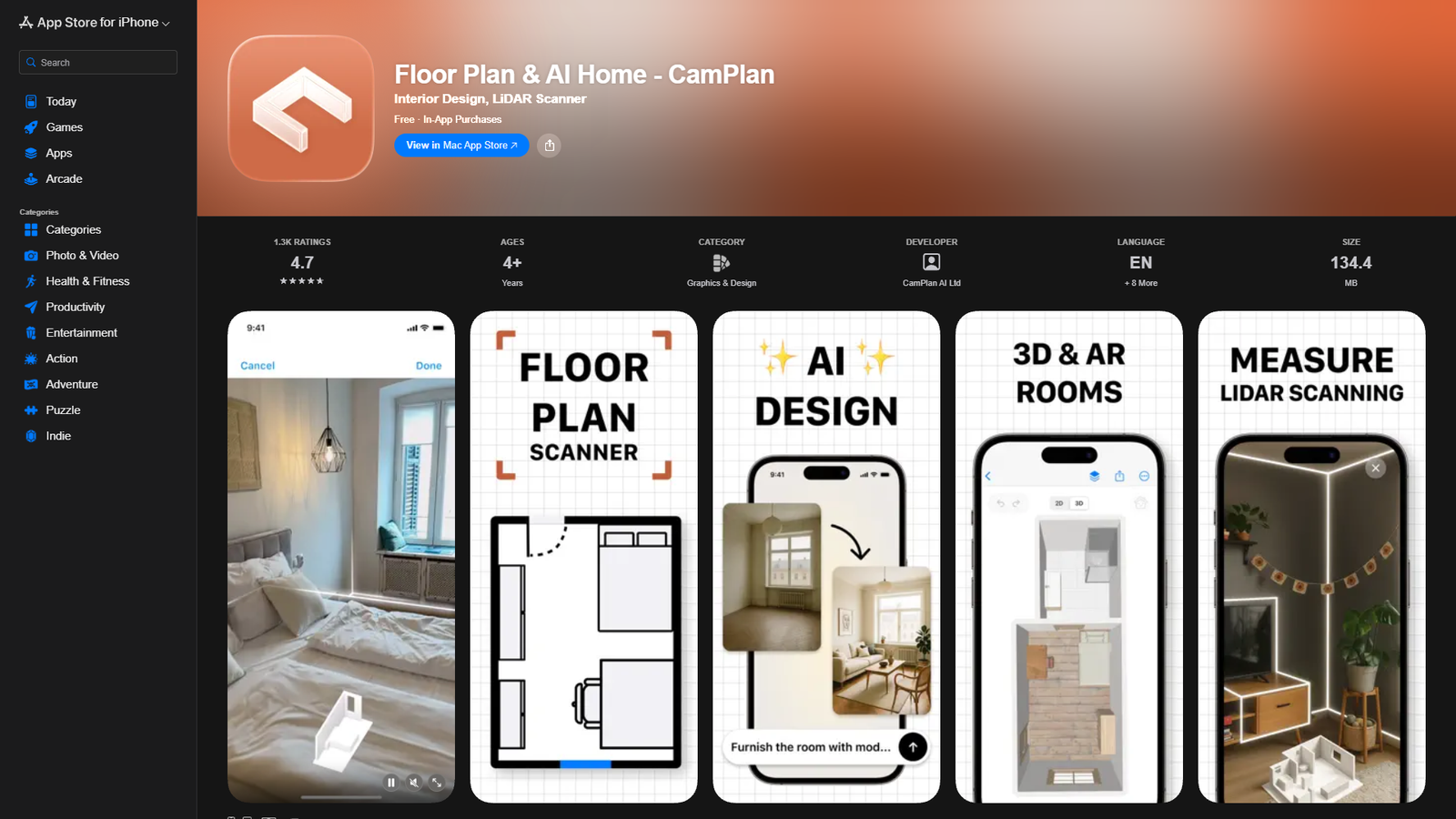 Floor Plan & AI Home — CamPlan — интерфейс нейросети Floor Plan & AI Home — CamPlan — интерфейс нейросети