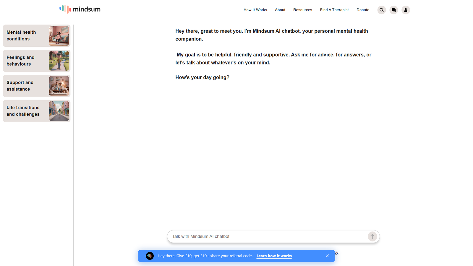 Mindsum — интерфейс нейросети Mindsum — интерфейс нейросети