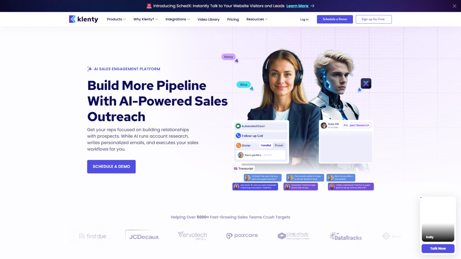 Klenty нейросеть Главная страница