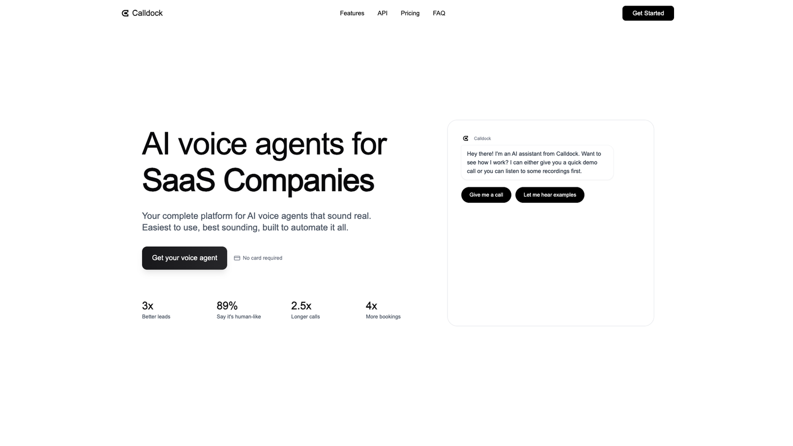 Calldock — интерфейс нейросети Calldock — интерфейс нейросети