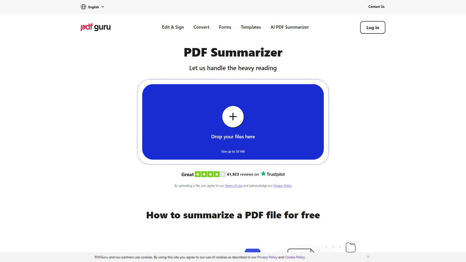 PDF Guru — интерфейс нейросети PDF Guru — интерфейс нейросети