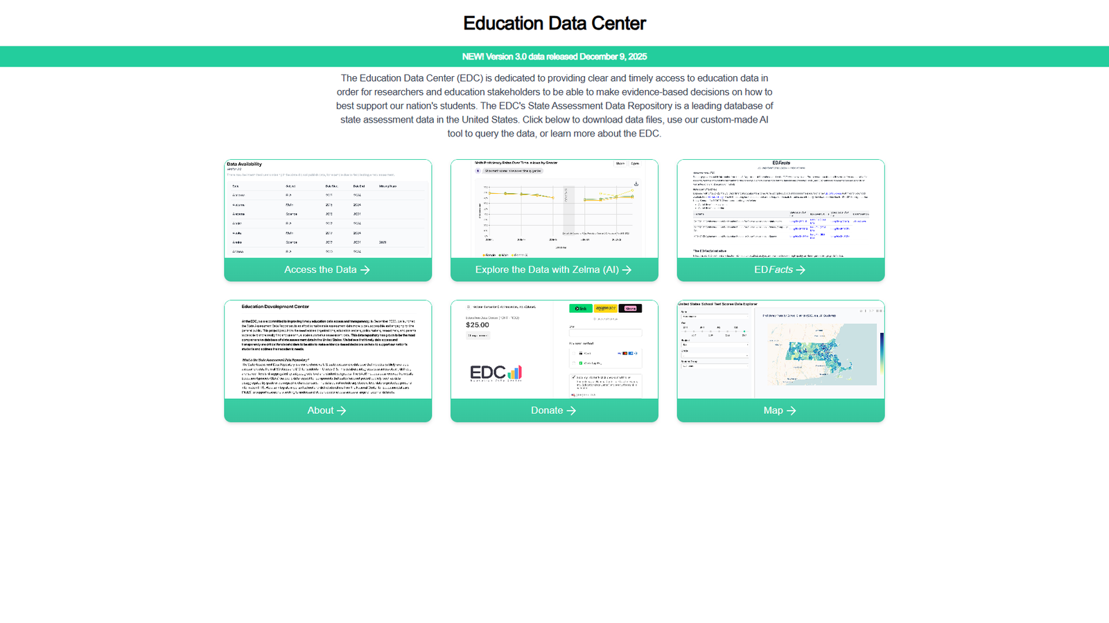 Education Data Center — интерфейс нейросети Education Data Center — интерфейс нейросети