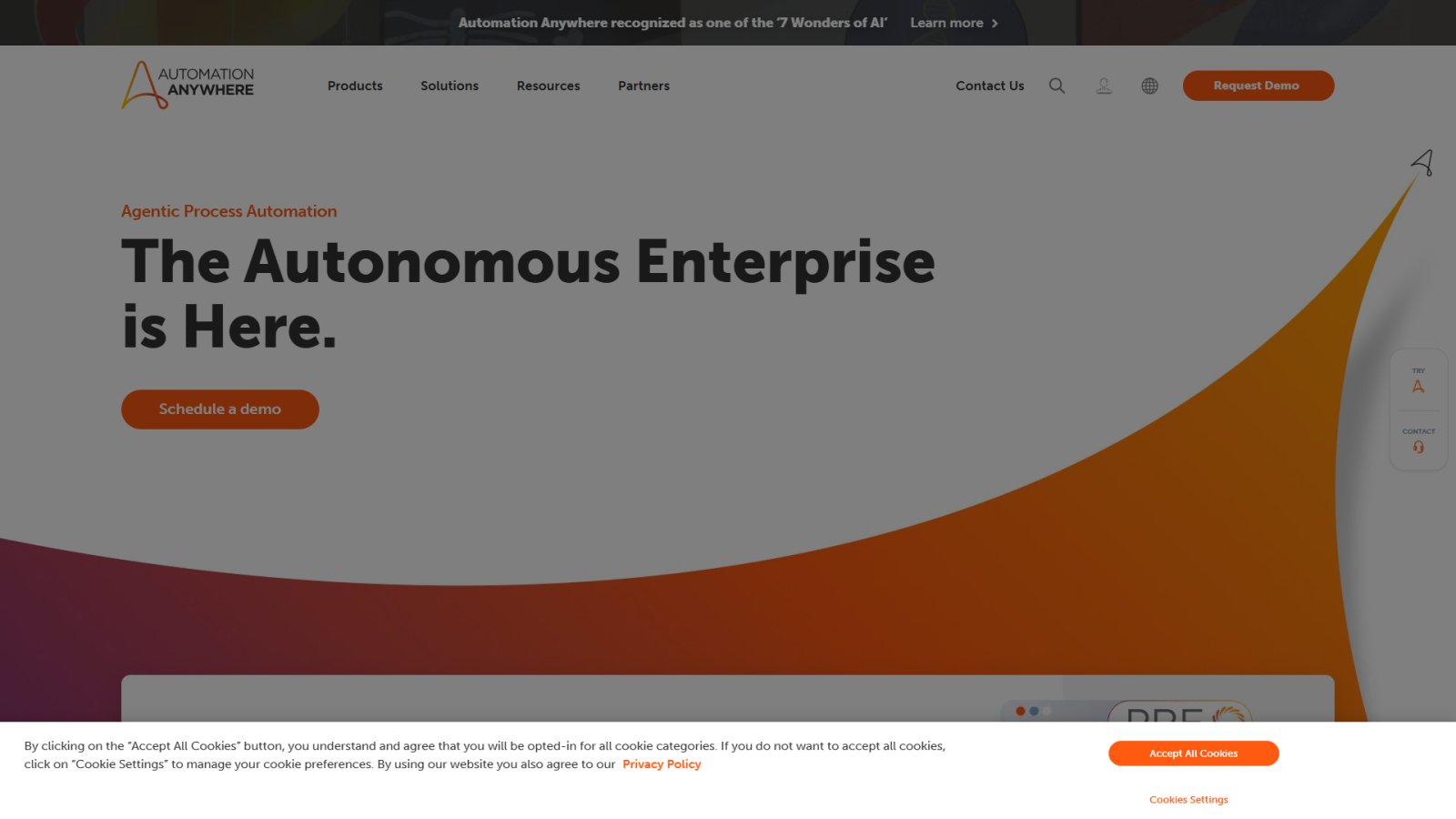 Automation Anywhere нейросеть Главная страница