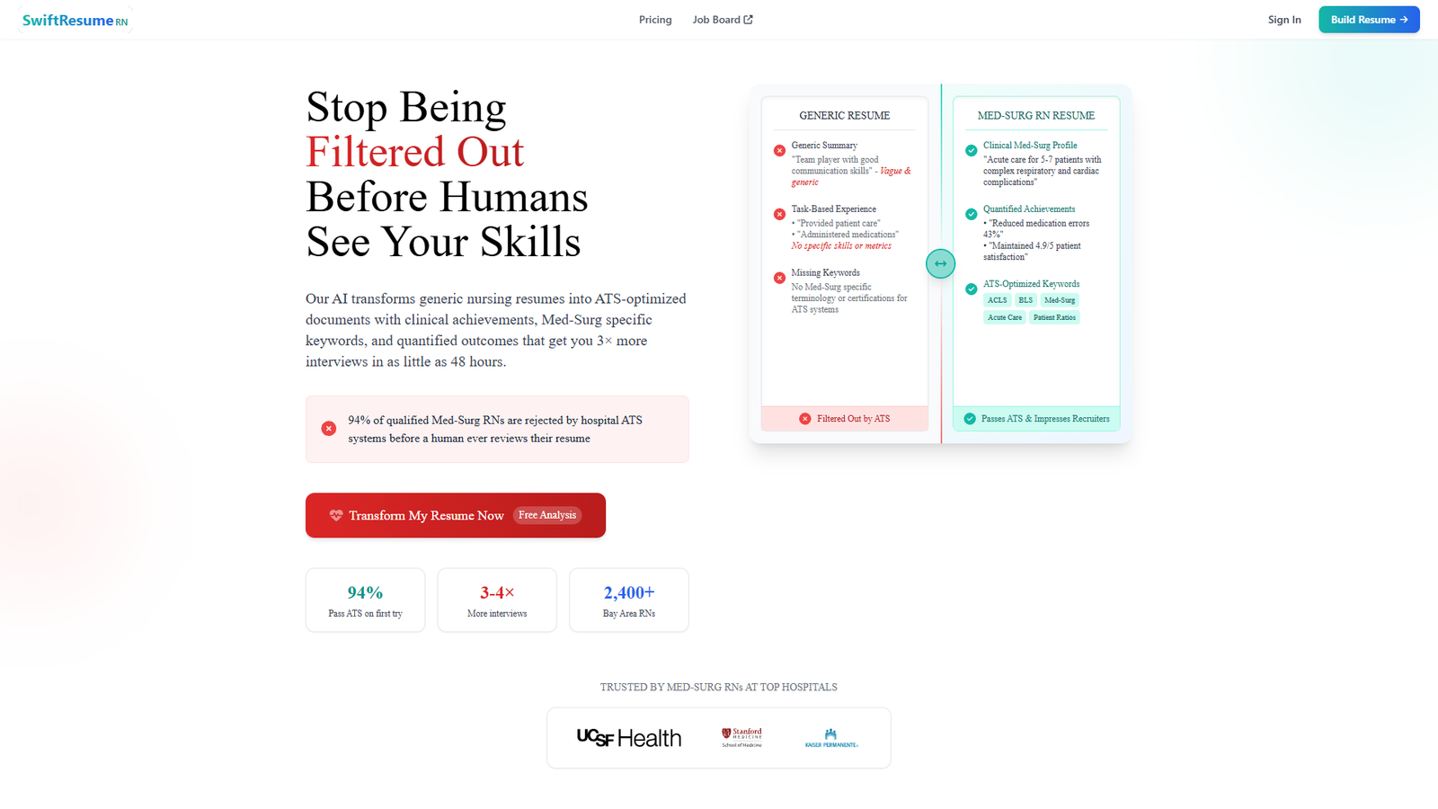 SwiftResume — интерфейс нейросети SwiftResume — интерфейс нейросети
