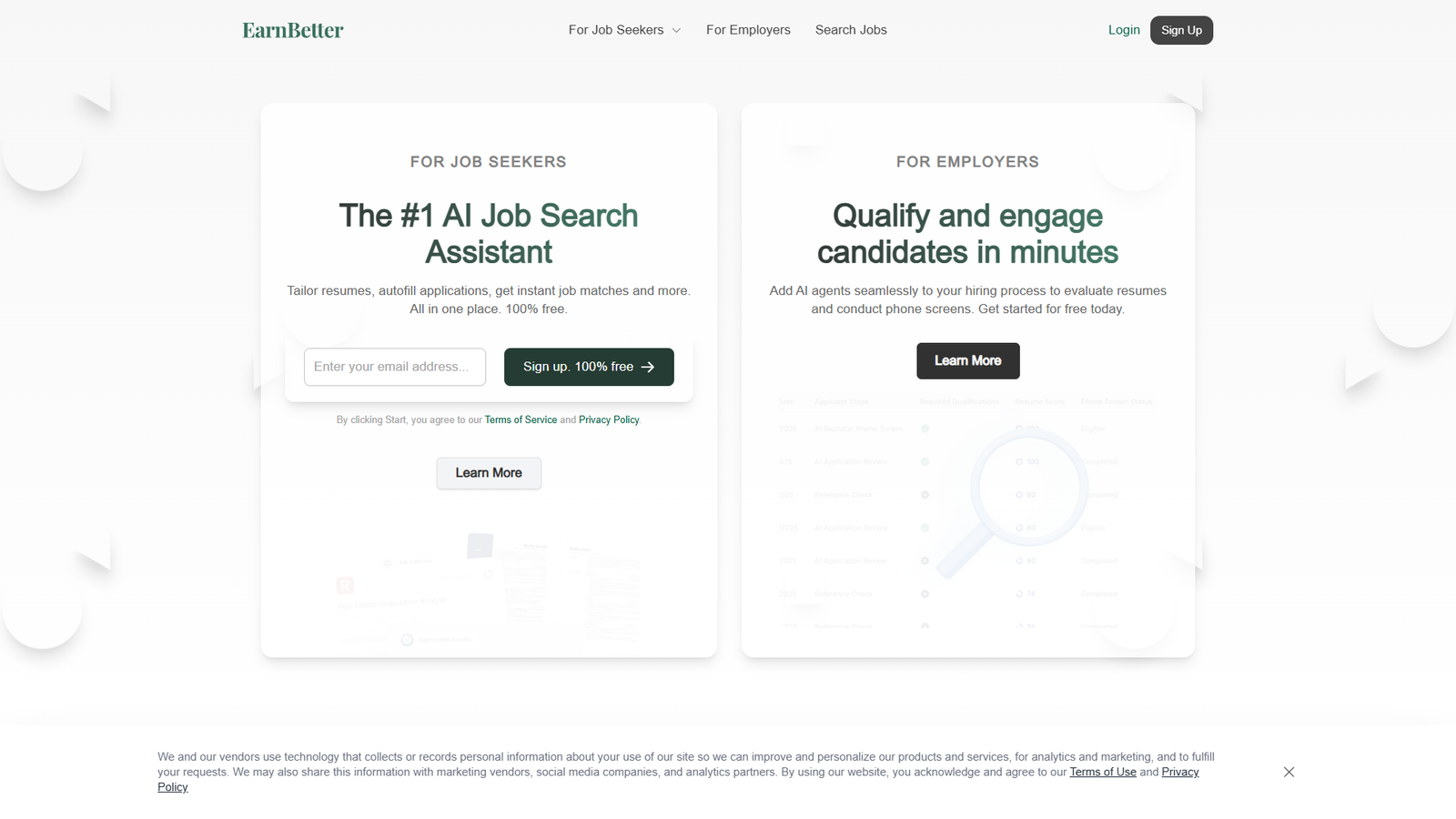 EarnBetter — интерфейс нейросети EarnBetter — интерфейс нейросети