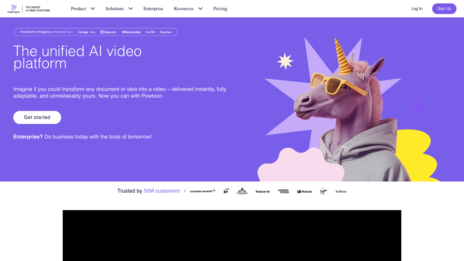Powtoon — интерфейс нейросети Powtoon — интерфейс нейросети