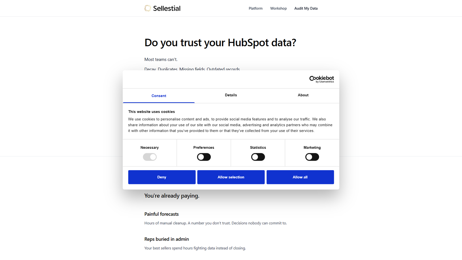 Sellestial — интерфейс нейросети Sellestial — интерфейс нейросети
