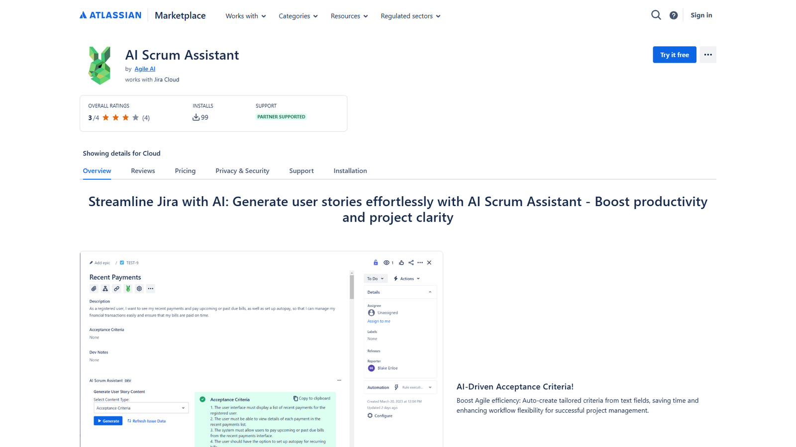 AI Scrum Assistant — интерфейс нейросети AI Scrum Assistant — интерфейс нейросети