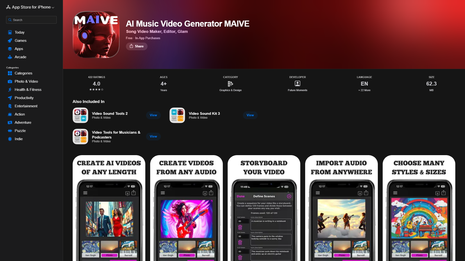 AI Music Video Generator MAIVE — интерфейс нейросети AI Music Video Generator MAIVE — интерфейс нейросети