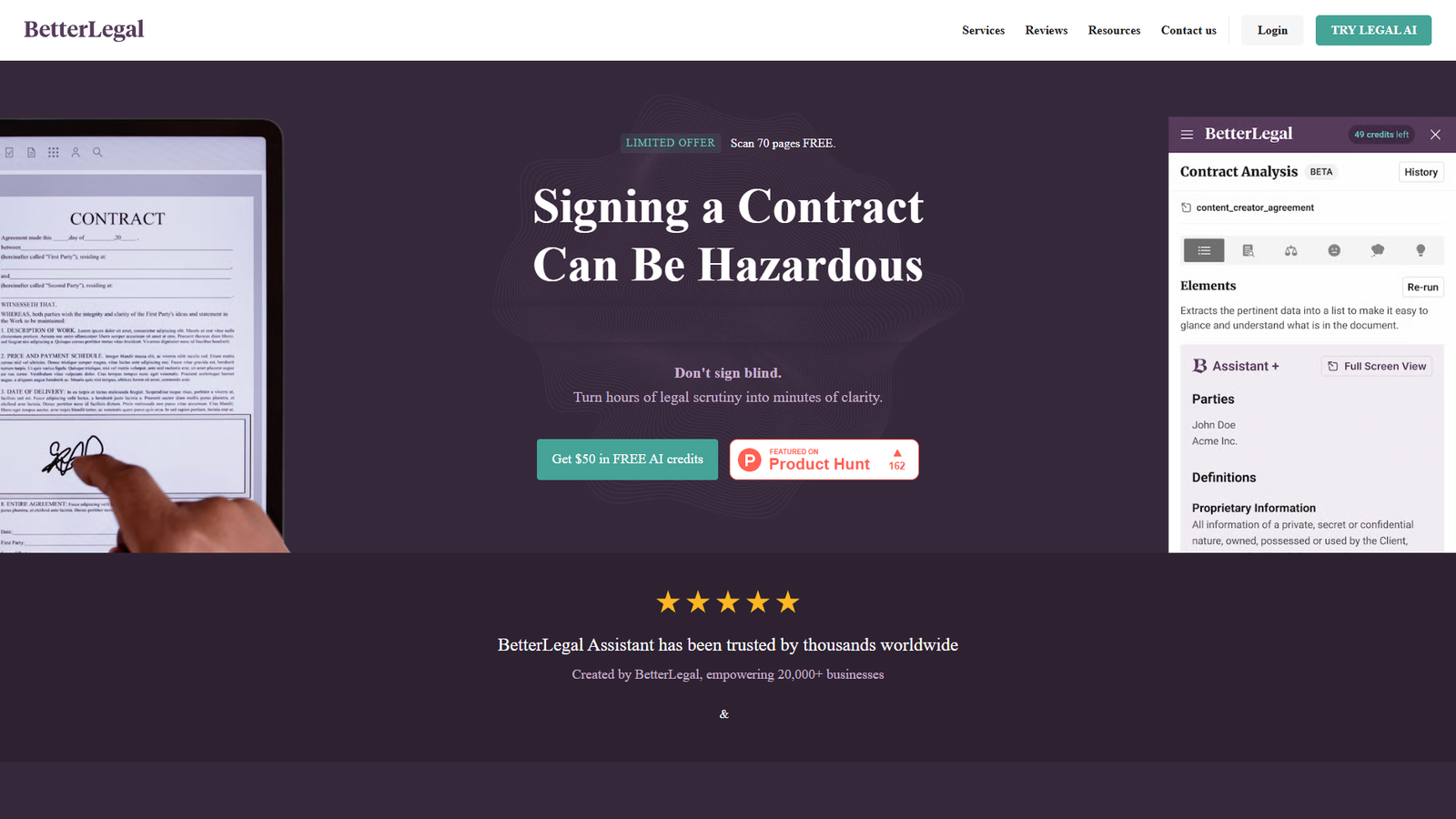 BetterLegal Assistant — интерфейс нейросети BetterLegal Assistant — интерфейс нейросети