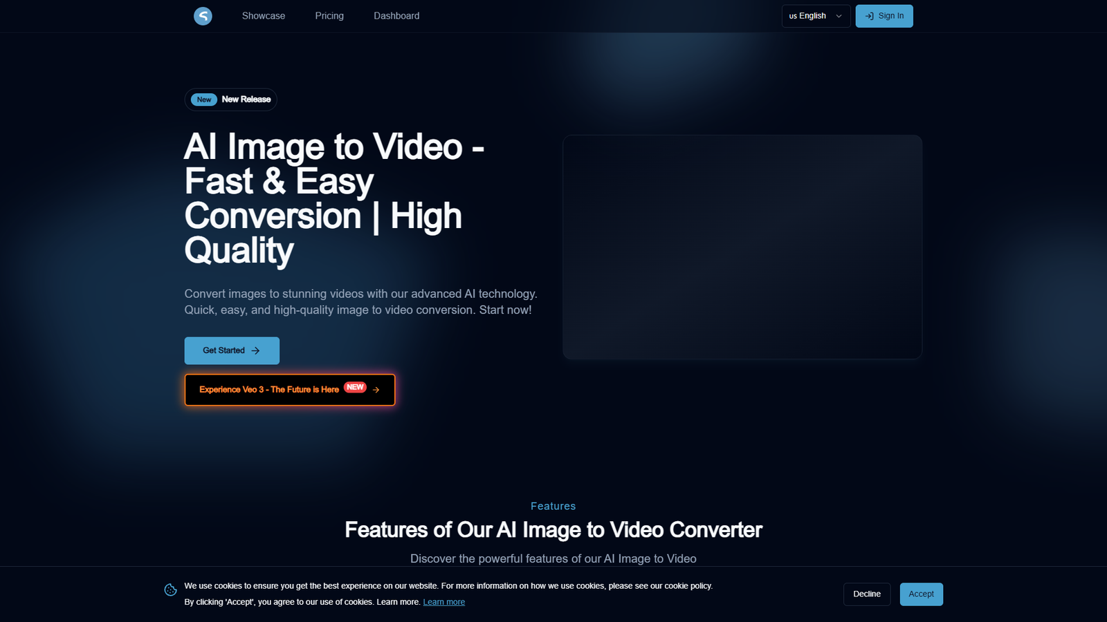 AI Image to Video Converter — интерфейс нейросети AI Image to Video Converter — интерфейс нейросети