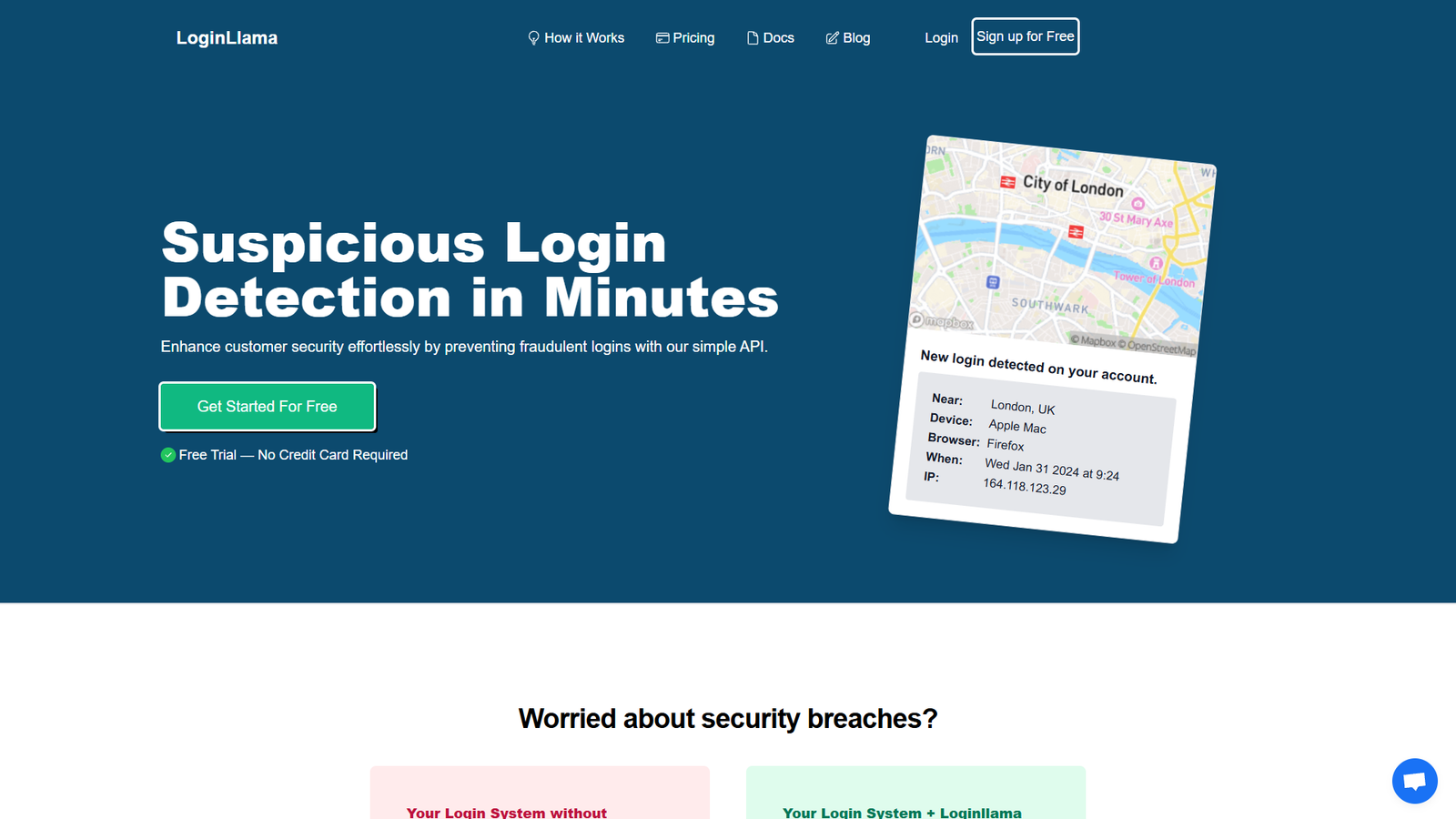 LoginLlama — интерфейс нейросети LoginLlama — интерфейс нейросети