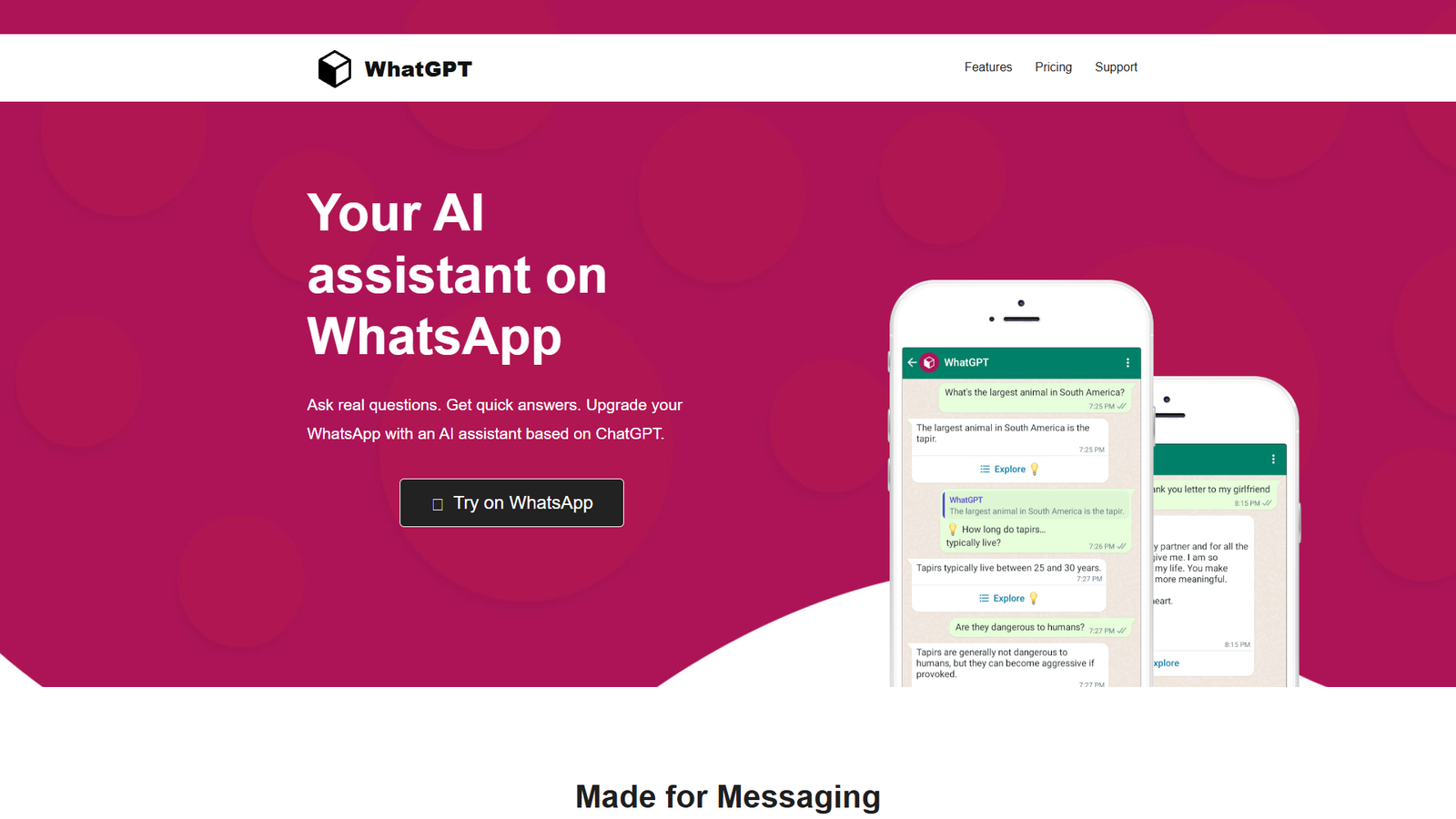WhatGPT — интерфейс нейросети WhatGPT — интерфейс нейросети