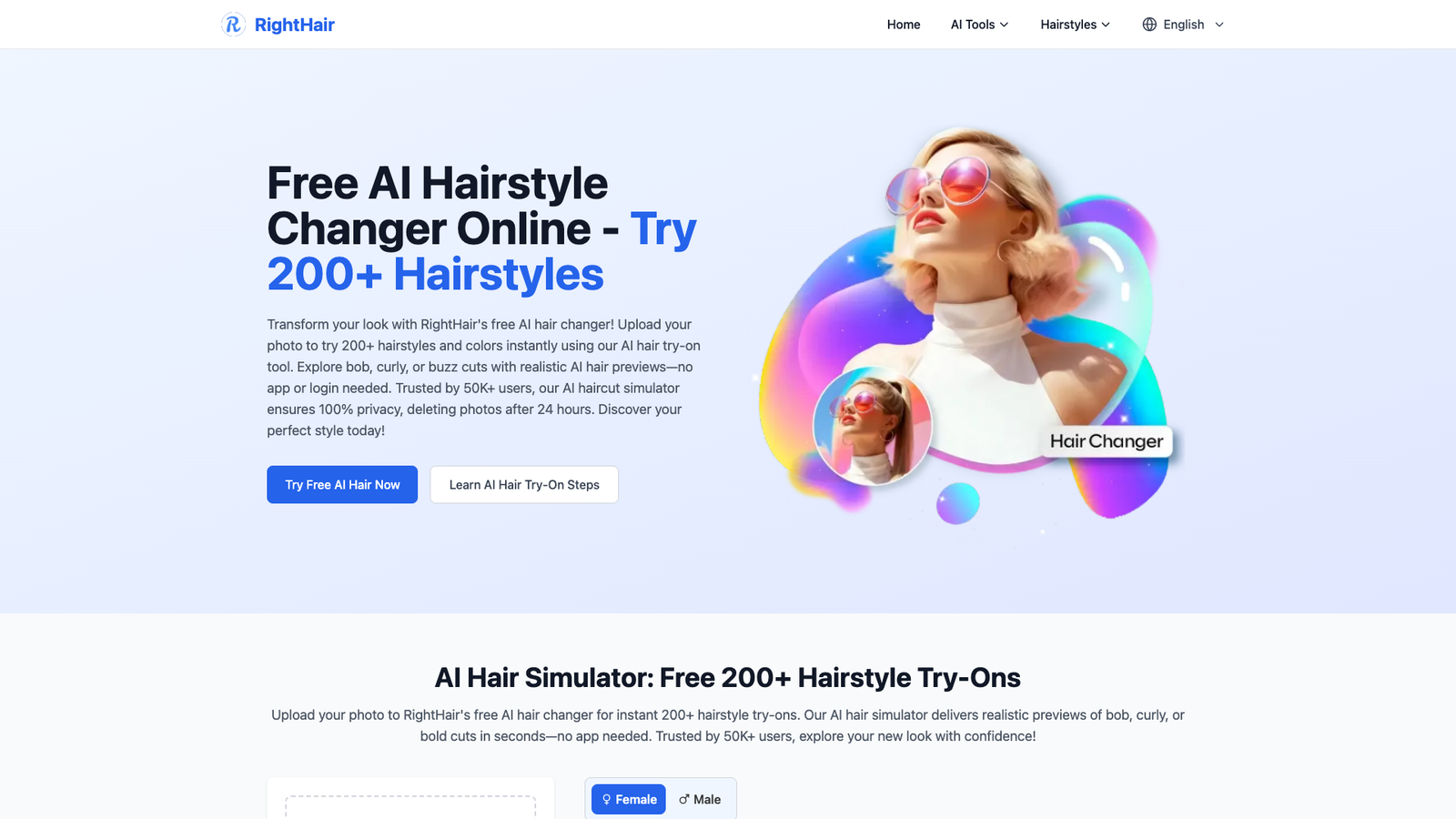 RightHair — интерфейс нейросети RightHair — интерфейс нейросети