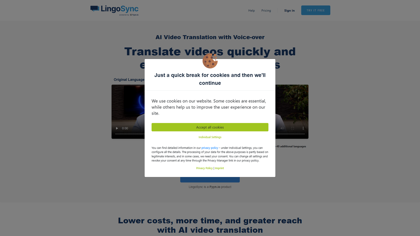 LingoSync — интерфейс нейросети LingoSync — интерфейс нейросети