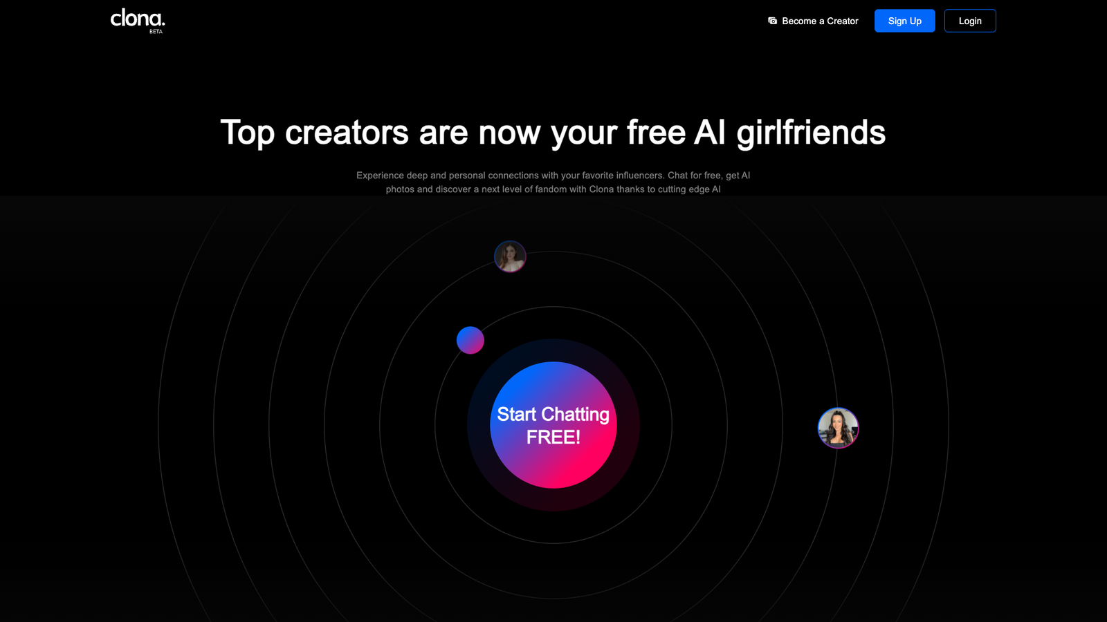 Clona AI — интерфейс нейросети Clona AI — интерфейс нейросети
