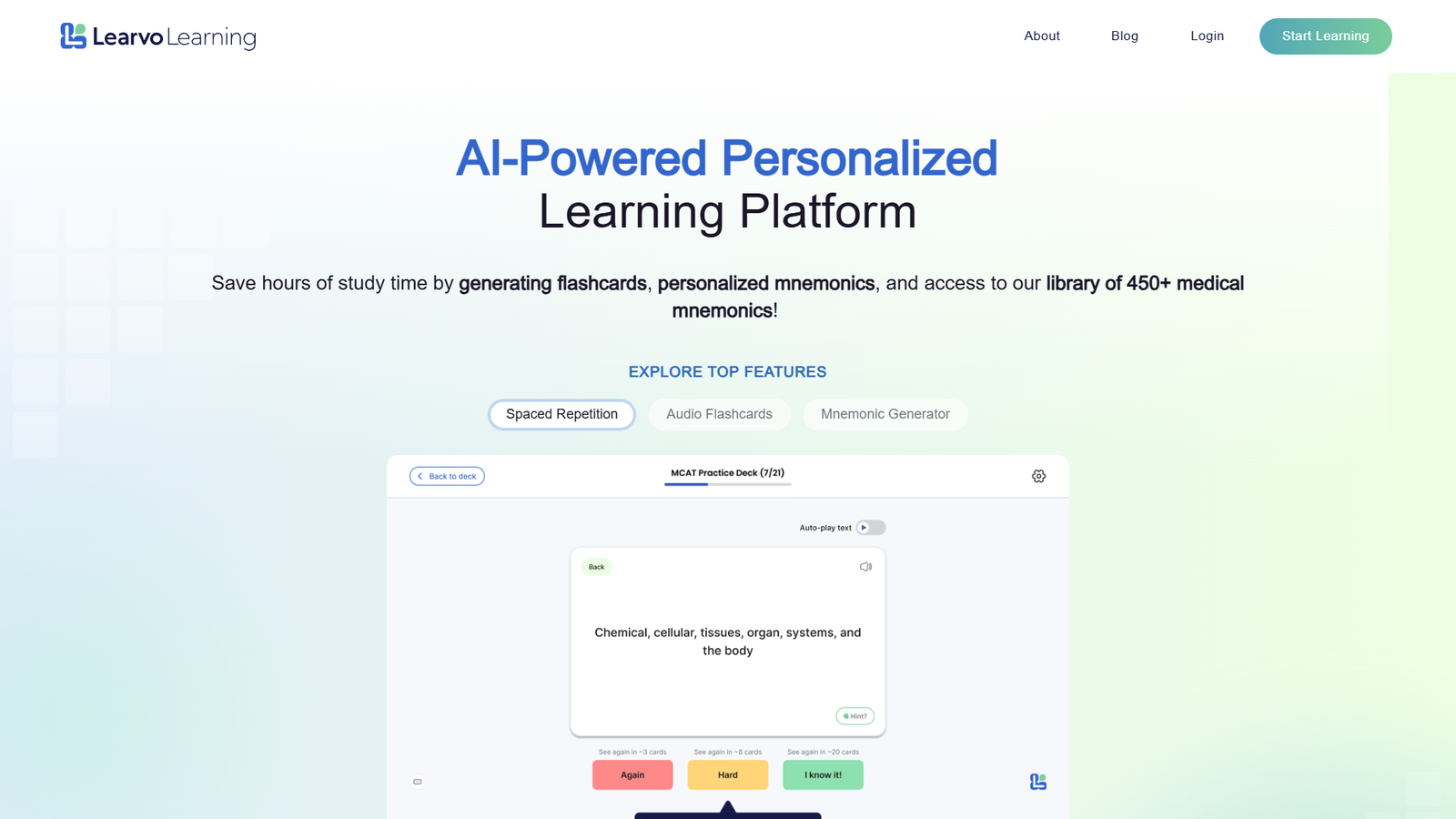 Learvo — интерфейс нейросети Learvo — интерфейс нейросети