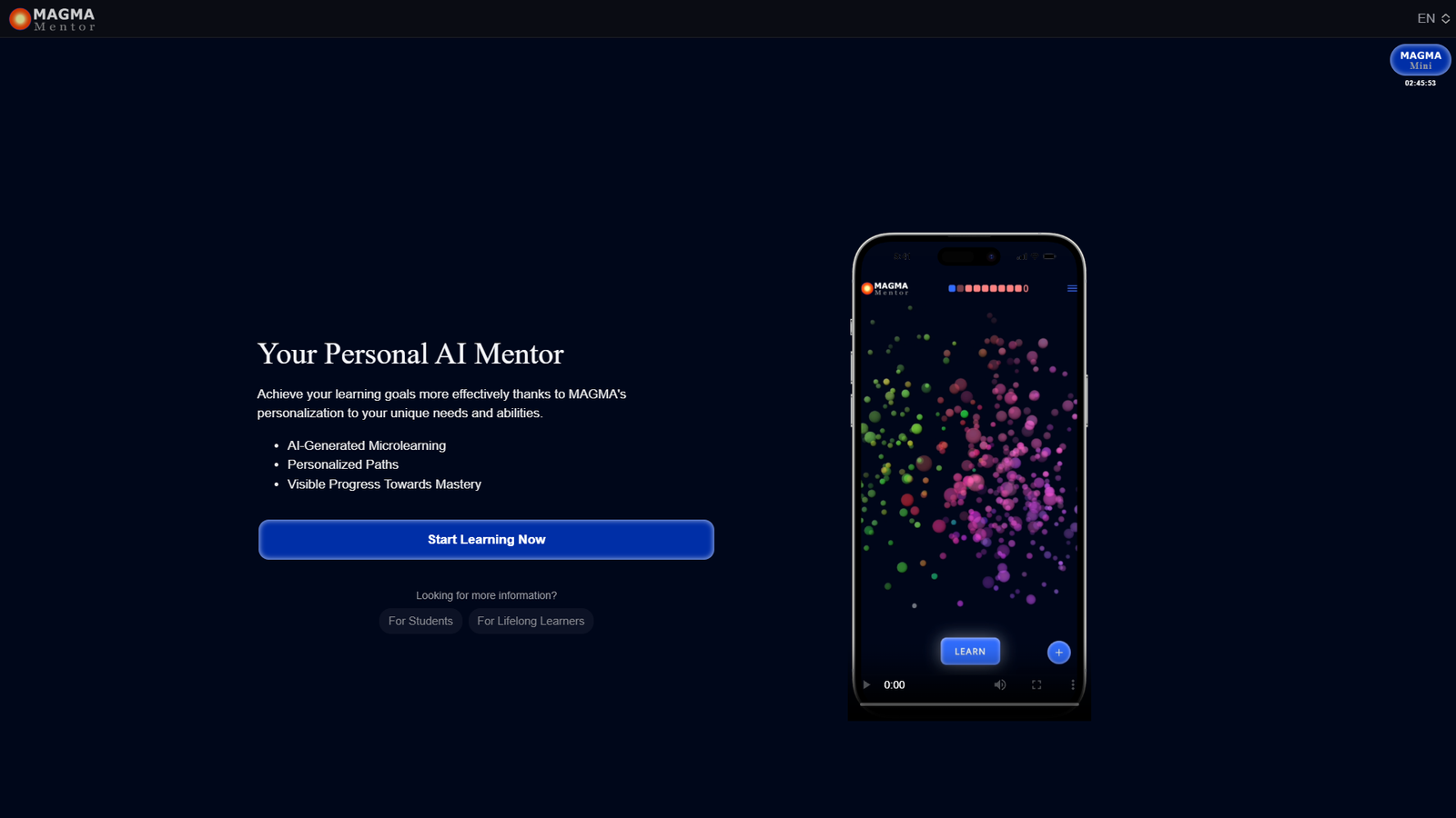 MAGMA Mentor — интерфейс нейросети MAGMA Mentor — интерфейс нейросети