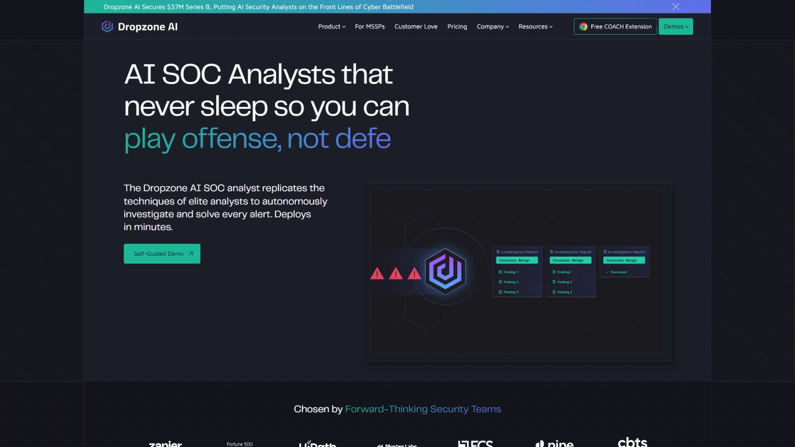 Dropzone нейросеть Главная страница