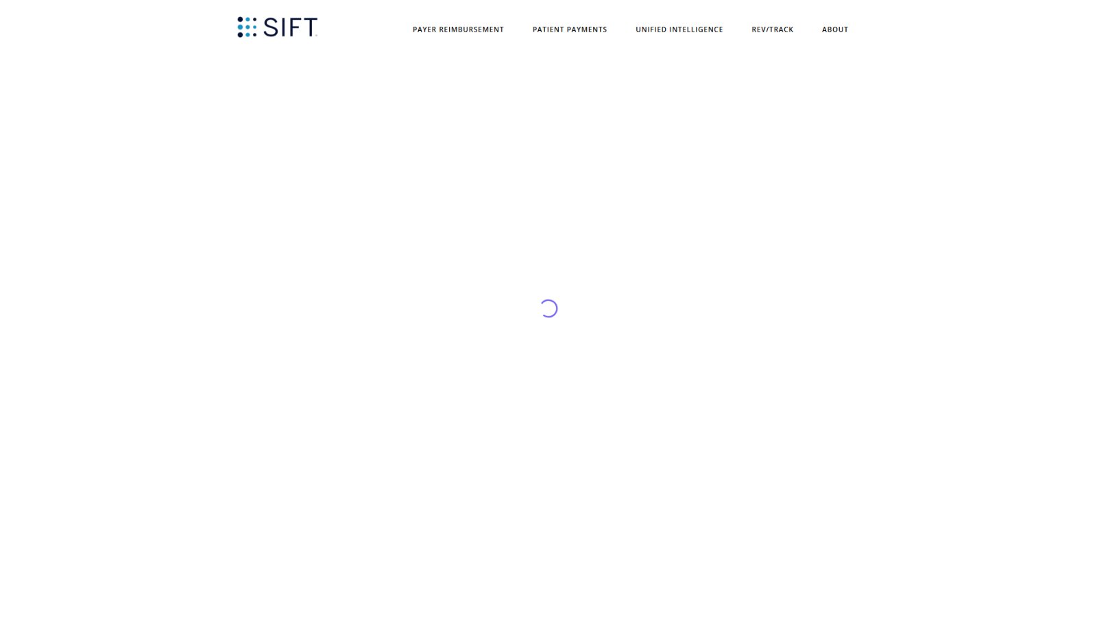 Sift Healthcare нейросеть Главная страница