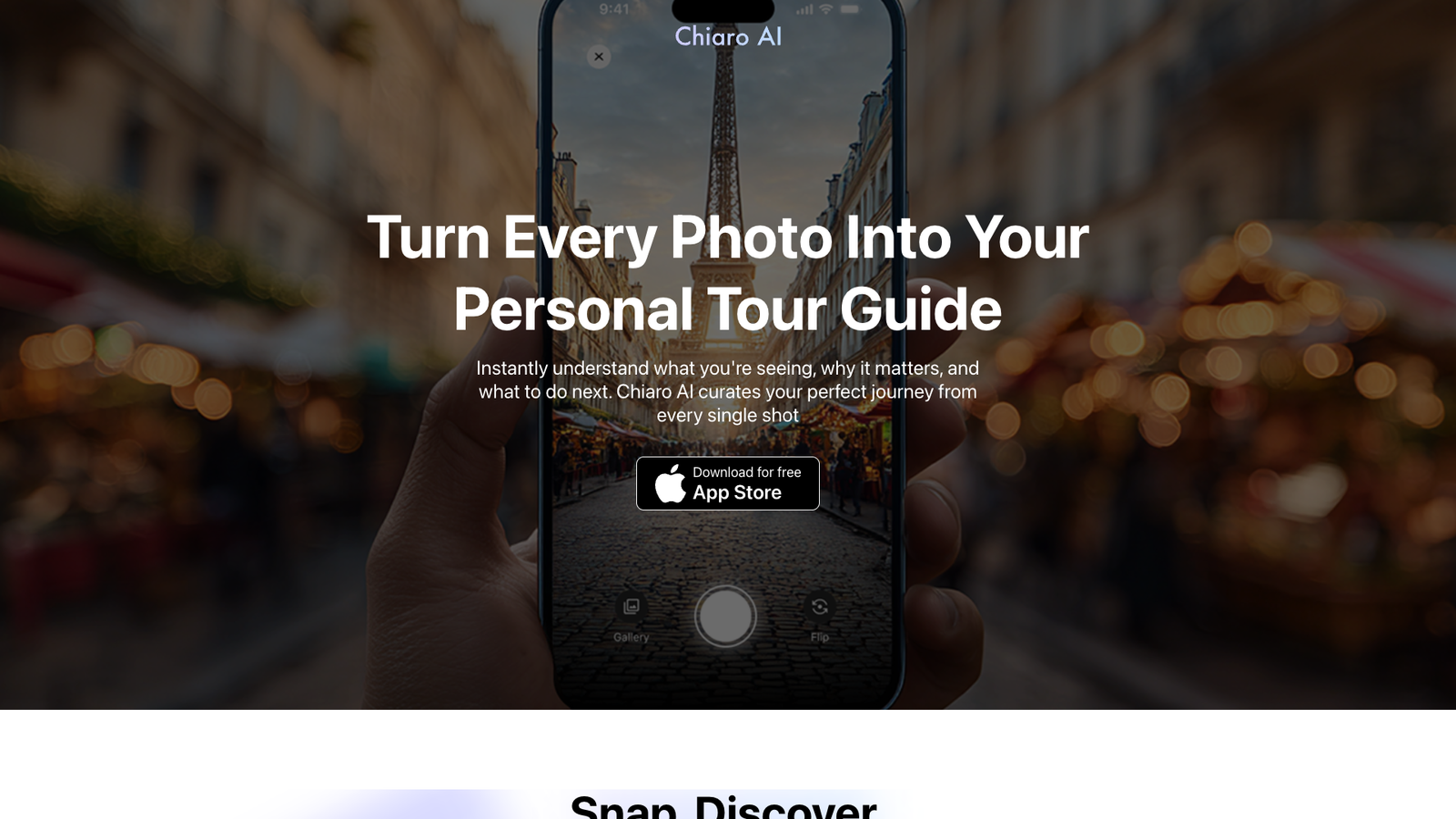 Chiaro AI — интерфейс нейросети