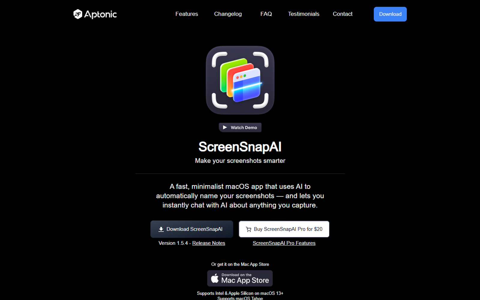 ScreenSnapAI — интерфейс нейросети ScreenSnapAI — интерфейс нейросети