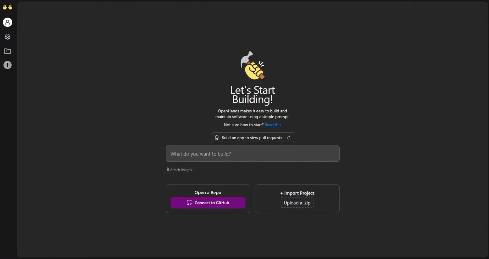 OpenHands Start OpenHands Start