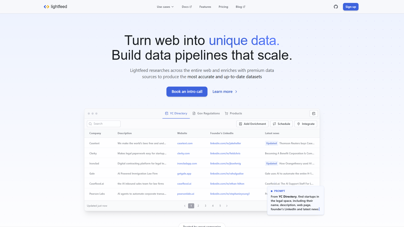Lightfeed — интерфейс нейросети Lightfeed — интерфейс нейросети
