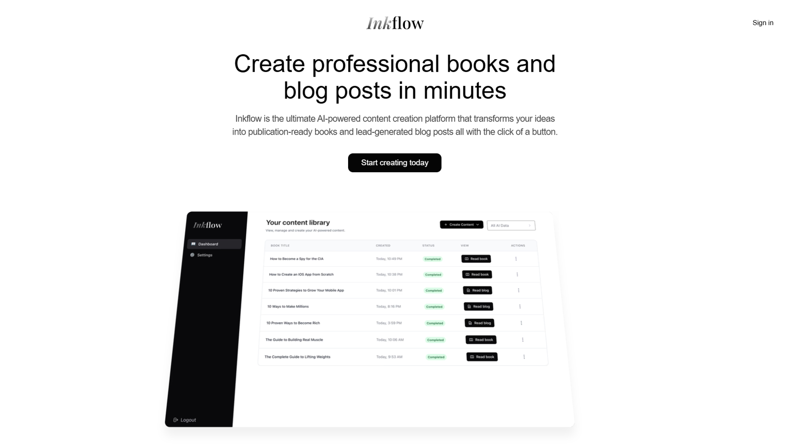 Inkflow — интерфейс нейросети Inkflow — интерфейс нейросети