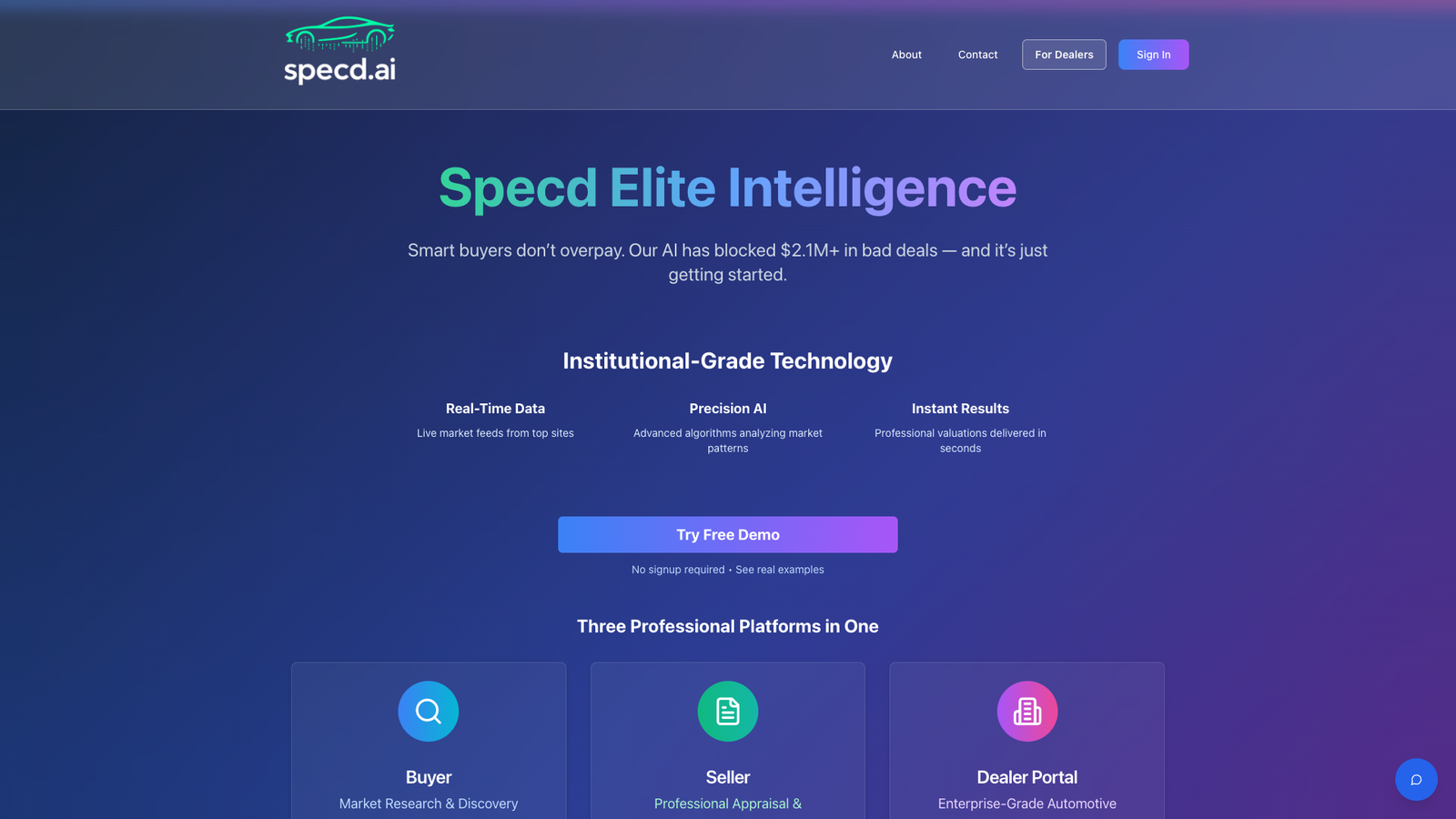 Specd — интерфейс нейросети Specd — интерфейс нейросети