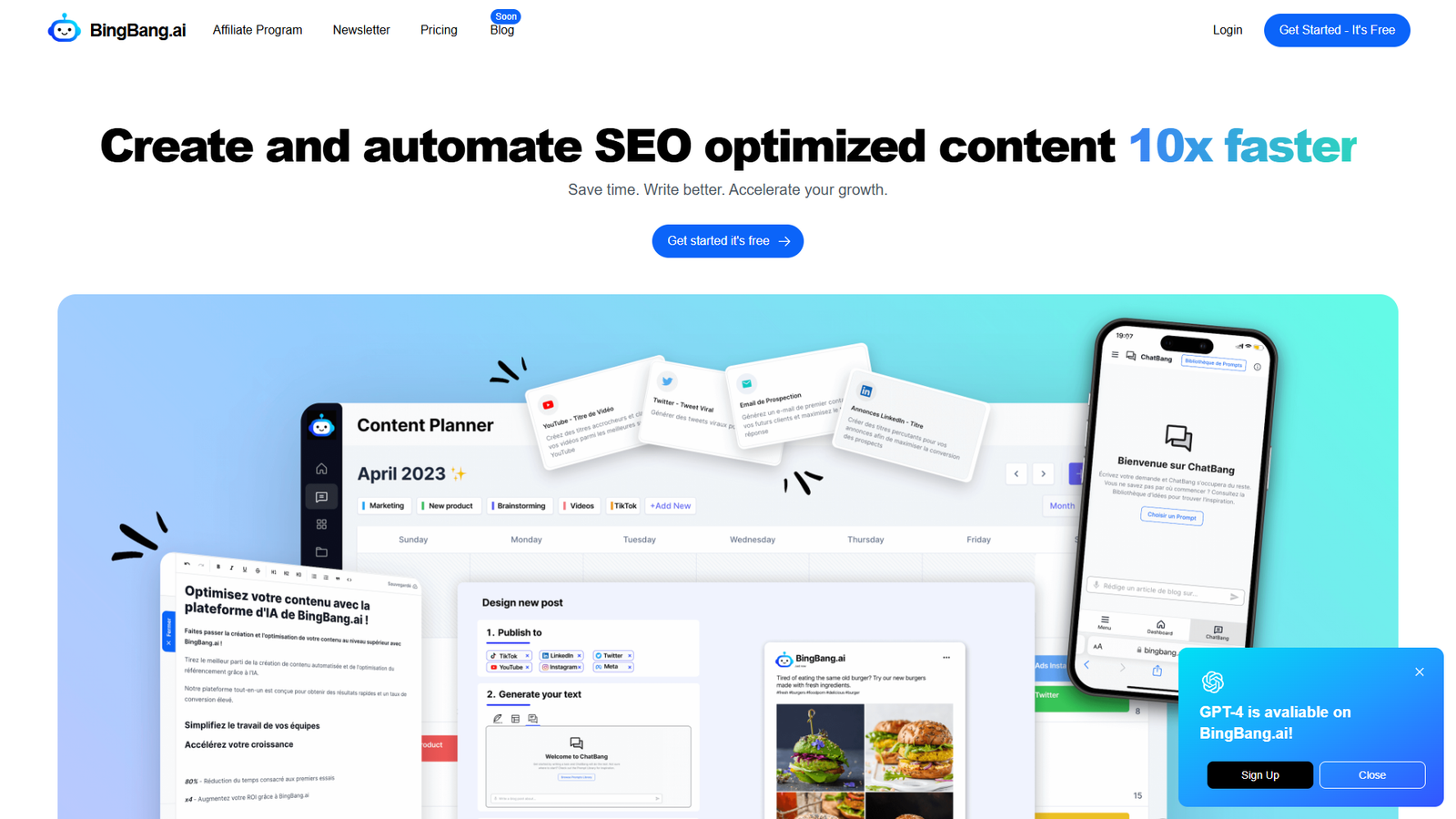 BingBang.ai — интерфейс нейросети BingBang.ai — интерфейс нейросети