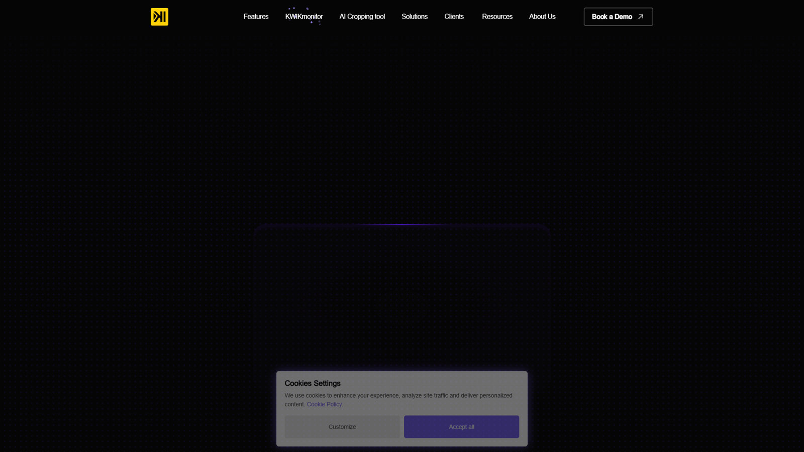 KWIKmotion AI Cropping — интерфейс нейросети KWIKmotion AI Cropping — интерфейс нейросети