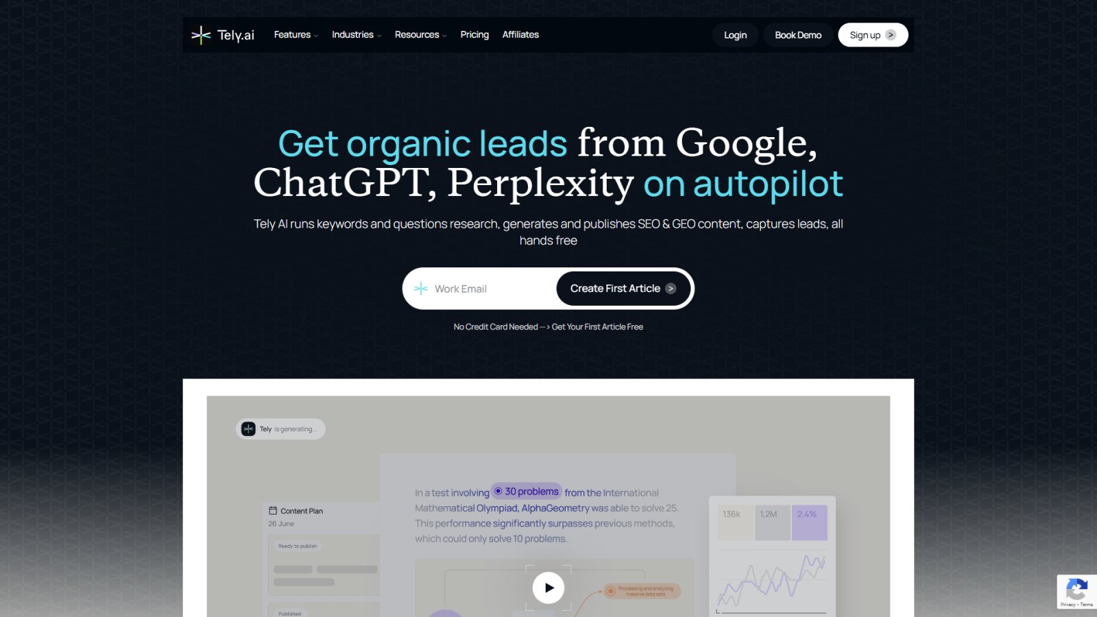 Tely AI нейросеть Главная страница Tely AI нейросеть Главная страница