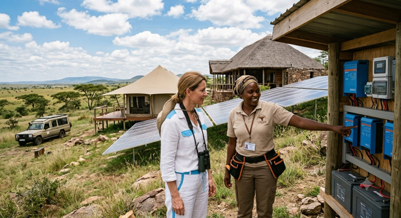 Solar Power in the Wild: Off-Grid Renewable Energy Solutions for Luxury Lodges