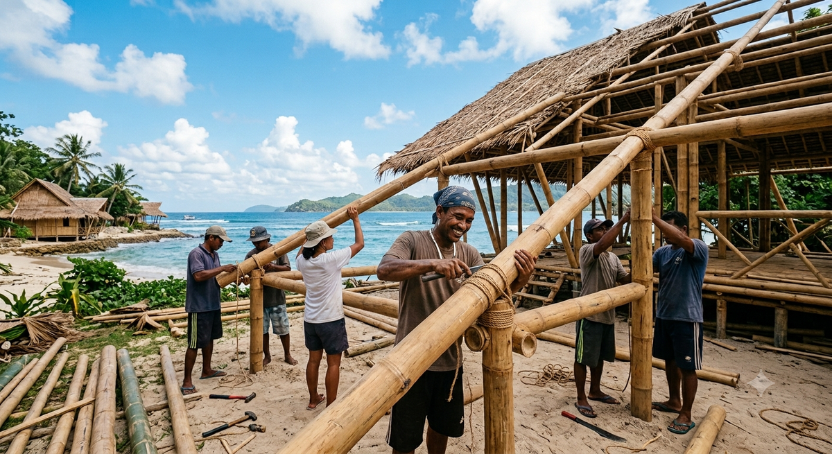 Bamboo Construction: The Eco-Friendly Alternative for Island Resort Infrastructure