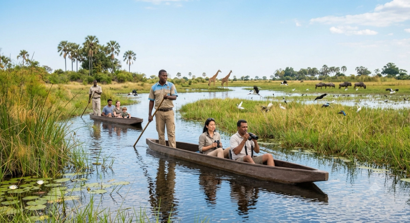 Protecting the Okavango: How Sustainable Safaris Outperform Resource Extraction