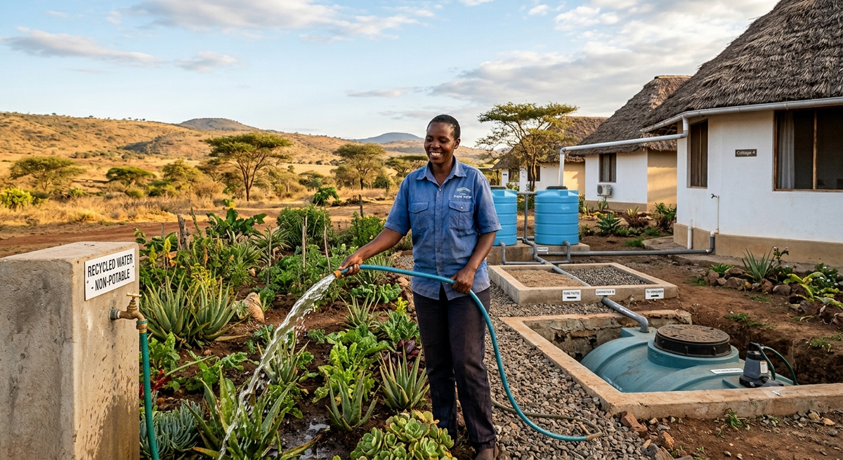 Greywater Recycling Implementation Strategies for Mid-Tier African Stays