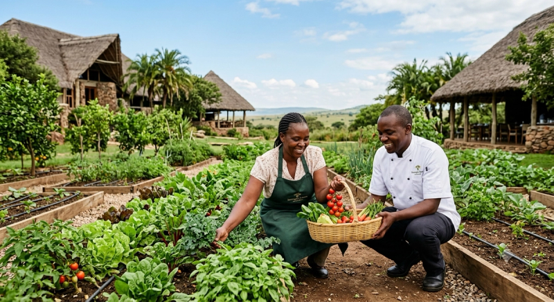 Farm-to-Table Gastronomy: How African Resorts Reduce Supply Chain Emissions