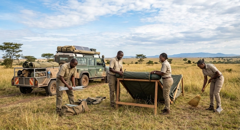 The Evolution of Mobile Eco-Camps: Leaving No Trace in the African Bush
