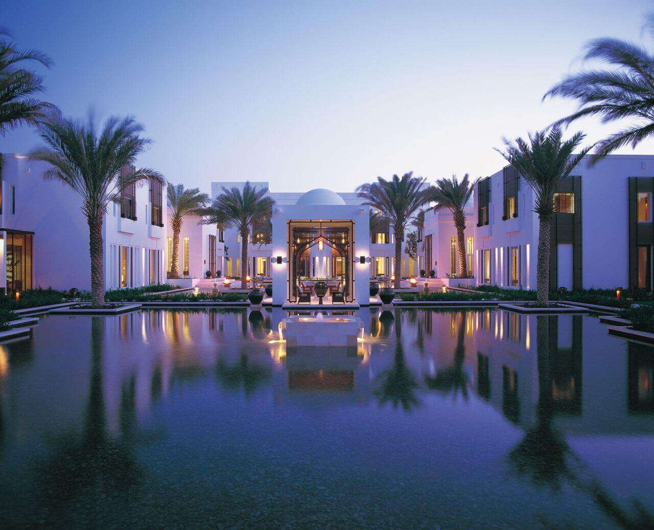Omanische Architektur trifft asiatischen Zen-Stil.