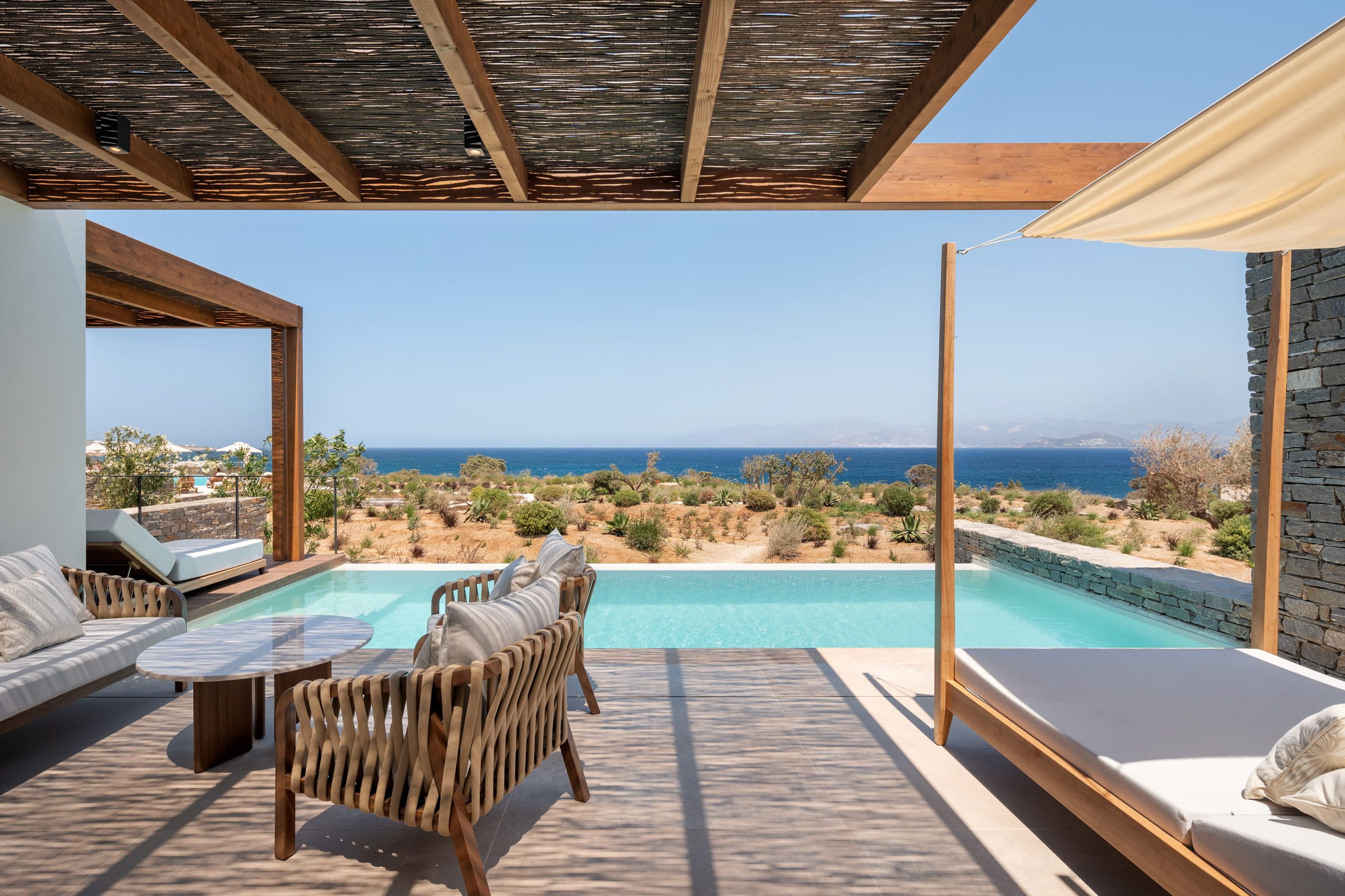 Two Bedroom Suite With Private Pool and Sea View
