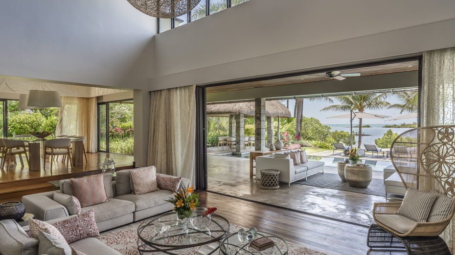 Five-Bedroom Oceanfront Residence with Pool