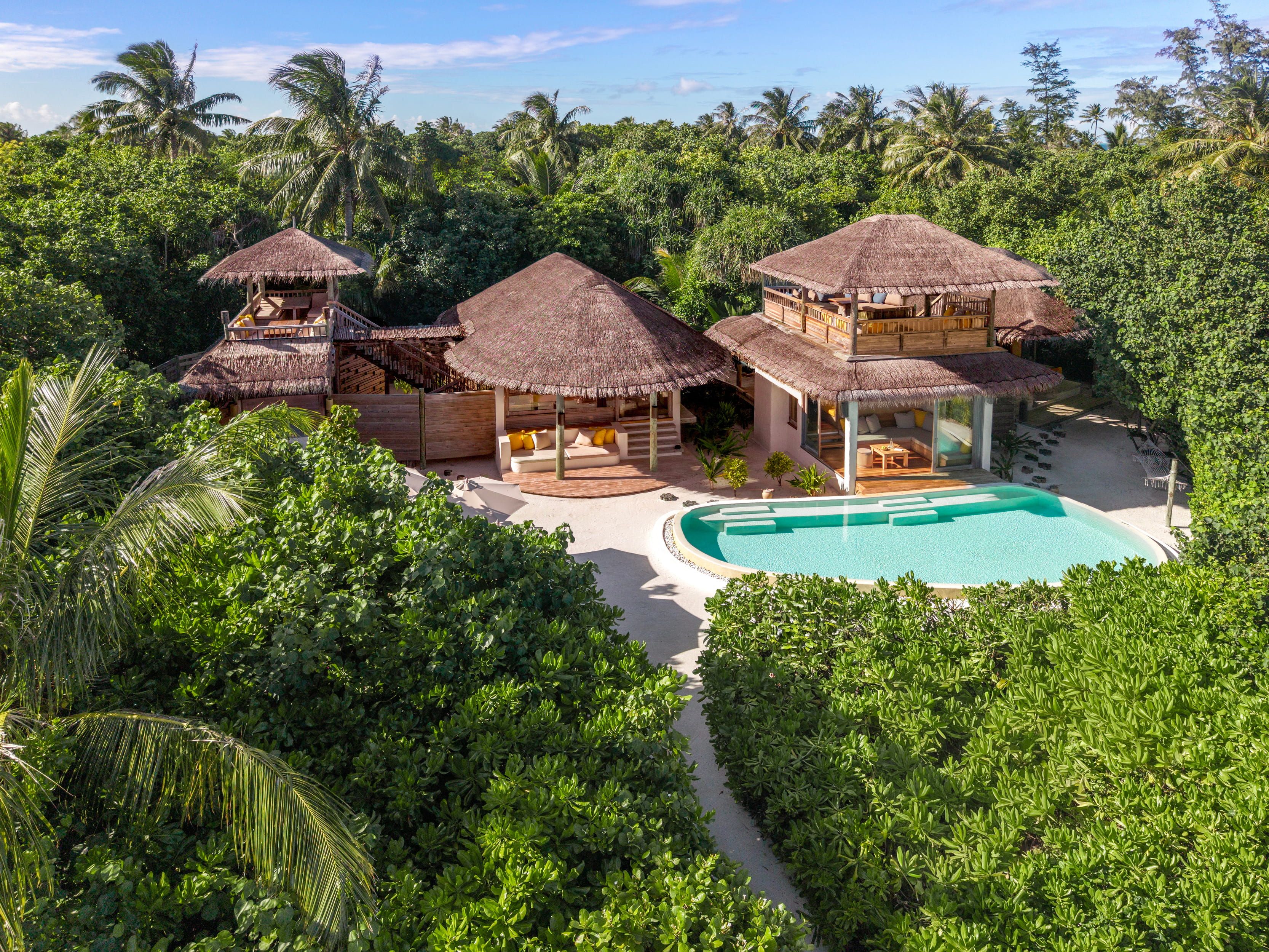 Two-Bedroom Lagoon Beach Villa with Pool